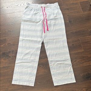 Lands’ End striped pajama pants